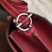 Hermes Mini Sac Roulis Bag In Red Swift Leather