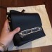 Hermes Mini Sac Roulis Bag In Black Swift Leather