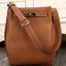 Hermes So Kelly 22cm Bag In Brown Leather