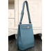 Hermes So Kelly 22cm Bag In Jean Blue Leather