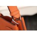 Hermes So Kelly 22cm Bag In Orange Leather