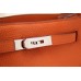 Hermes So Kelly 22cm Bag In Orange Leather