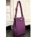 Hermes So Kelly 22cm Bag In Purple Leather