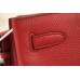 Hermes So Kelly 22cm Bag In Red Leather