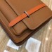 Hermes Bicolor Steve 35 Messenger Brown Bag