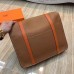 Hermes Bicolor Steve 35 Messenger Brown Bag