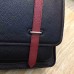 Hermes Bicolor Steve 35 Messenger Black Bag