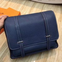 Hermes Dark Blue Steve 35 Messenger Bag Hermes Dark Blue Steve 35 Messenger Bag