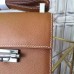 Hermes Brown Epsom Verrou Shoulder Handmade Bag