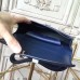 Hermes Sapphire Epsom Verrou Shoulder Handmade Bag