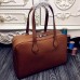 Hermes Victoria II 35cm Bag In Brown Leather