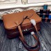 Hermes Victoria II 35cm Bag In Brown Leather