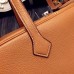 Hermes Victoria II 35cm Bag In Brown Leather