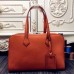 Hermes Victoria II 35cm Bag In Orange Leather