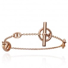 Hermes LG Rose Gold Farandole Bracelet