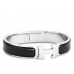 Hermes Black Enamel Clic H PM Bracelet