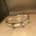 Hermes Silver Collier de Chien Bracelet