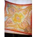 Hermes Saumon Le Jardin De La Maharani Silk Shawl