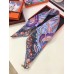 Hermes Blue Flowers of South Africa Silk Scarf