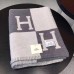 Hermes Grey Avalon Blanket