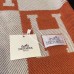 Hermes Orange Avalon Blanket