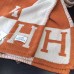 Hermes Orange Avalon Blanket