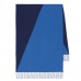 Hermes Casaque Stole In Navy And Blue Cashmere