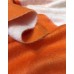 Hermes Casaque Stole In Beige And Orange Cashmere
