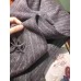 Hermes Grey Rayure Banquier Muffler Stole