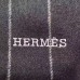 Hermes Marine Rayure Banquier Muffler Stole