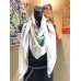 Hermes White Pirouette au Galop Shawl