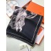 Hermes Black Pirouette au Galop Shawl