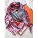 Hermes Pink Le Jardin de la Maharani Shawl