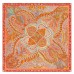 Hermes Orange Le Jardin de la Maharani Shawl