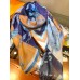 Hermes Blue Della Cavalleria Shawl