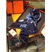Hermes Navy Blue Les Confessions Shawl