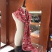 Hermes Red Peuple du Vent Bandana Shawl