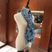 Hermes Turquoise Peuple du Vent Bandana Shawl