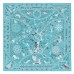 Hermes Turquoise Peuple du Vent Bandana Shawl