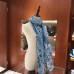 Hermes Turquoise Peuple du Vent Bandana Shawl