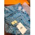 Hermes Turquoise Peuple du Vent Bandana Shawl