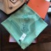 Hermes Green Etude pour une Parure de Gala Scarf