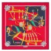 Hermes Red Harnais De Cour Scarf 90