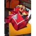 Hermes Red Harnais De Cour Scarf 90