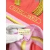 Hermes Pink Silk Tigre Royal Shawl 140cm