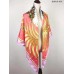 Hermes Pink Silk Tigre Royal Shawl 140cm