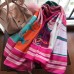 Hermes Rose Red Couvertures Nouvelles 140 cm Scarf