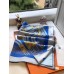 Hermes Blue Grand Manege A Jouets Shawl 140cm