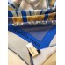 Hermes Blue Grand Manege A Jouets Shawl 140cm