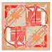 Hermes Pink Grand Manege A Jouets Shawl 140cm